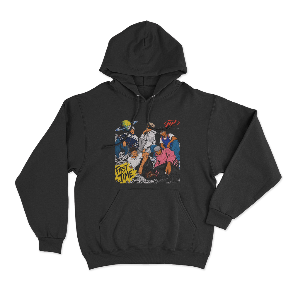 Jyt First Time Unisex Hoodie Black Jyt First Time Unisex Hoodie Black