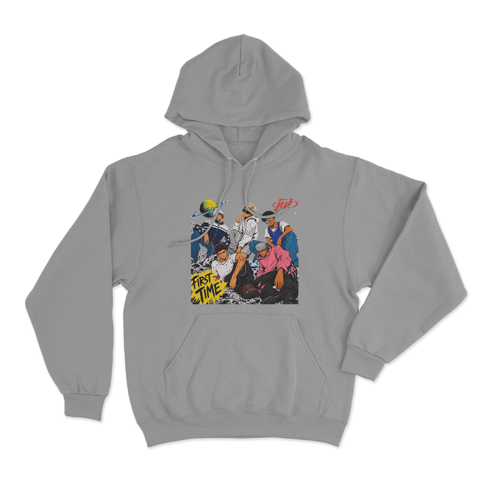 Jyt First Time Unisex Hoodie Grey Jyt First Time Unisex Hoodie Grey