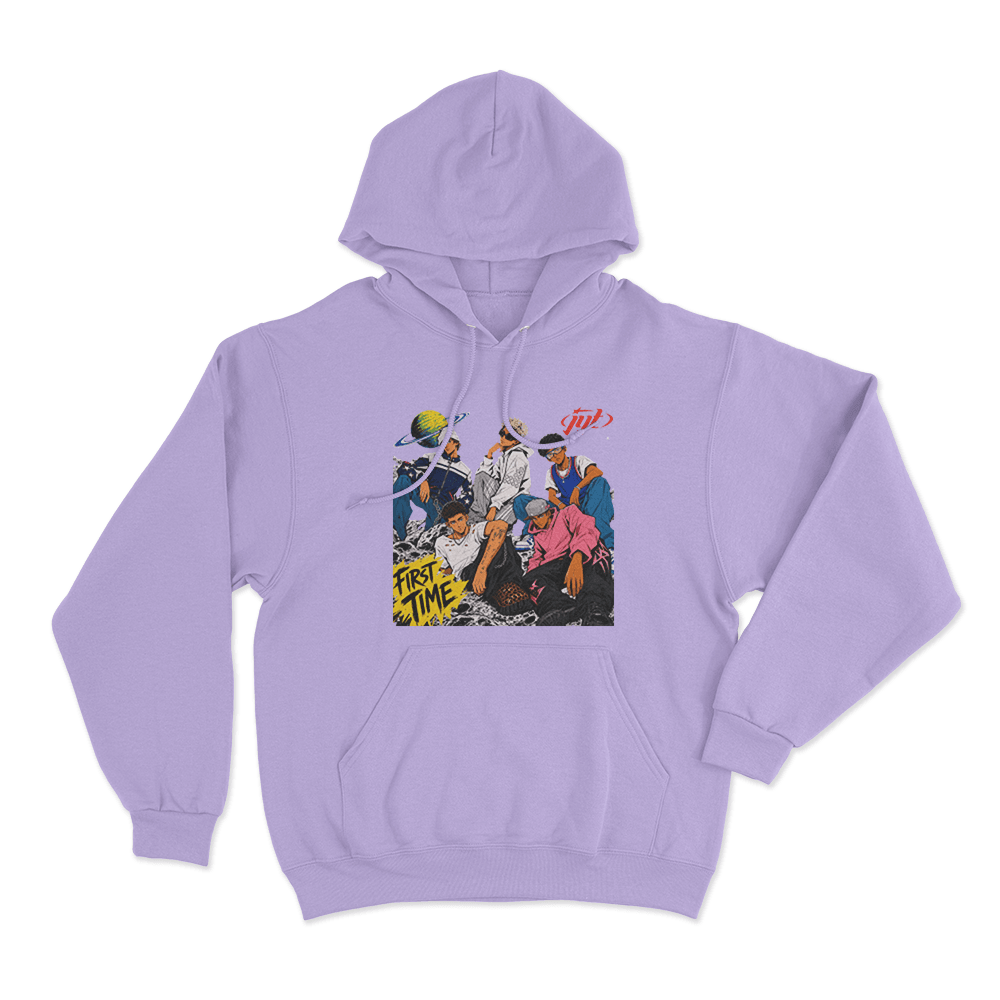 Jyt First Time Unisex Hoodie Purple Jyt First Time Unisex Hoodie Purple