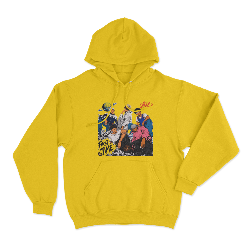 Jyt First Time Unisex Hoodie Yellow Jyt First Time Unisex Hoodie Yellow