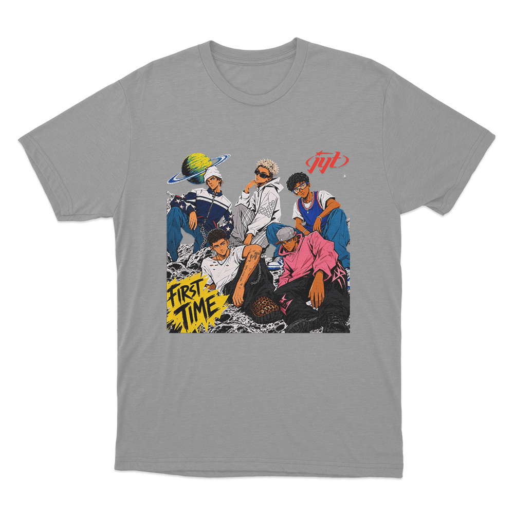 Jyt First Time Unisex T Shirt Grey Jyt First Time Unisex T Shirt Grey