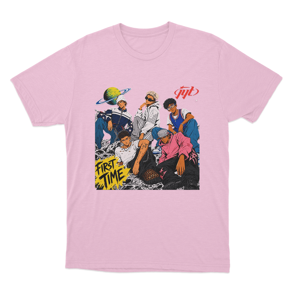 Jyt First Time Unisex T Shirt Pink Jyt First Time Unisex T Shirt Pink