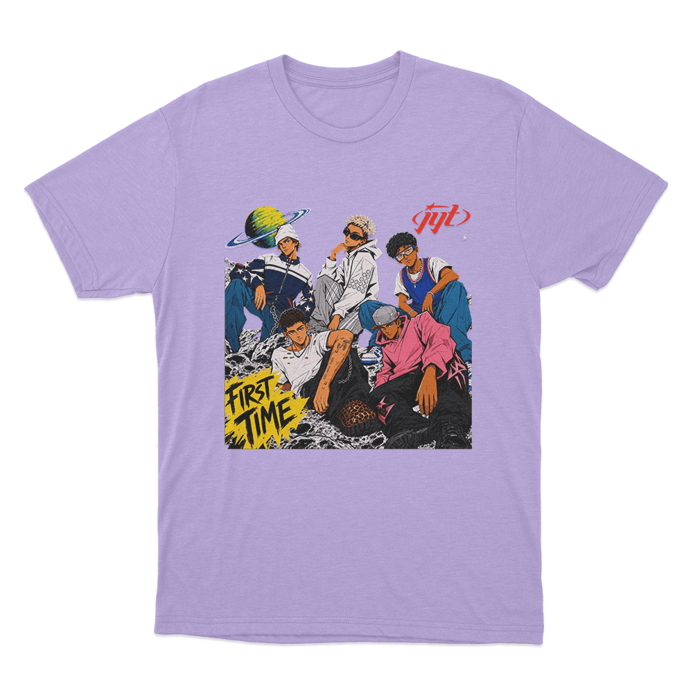 Jyt First Time Unisex T Shirt Purple Jyt First Time Unisex T Shirt Purple