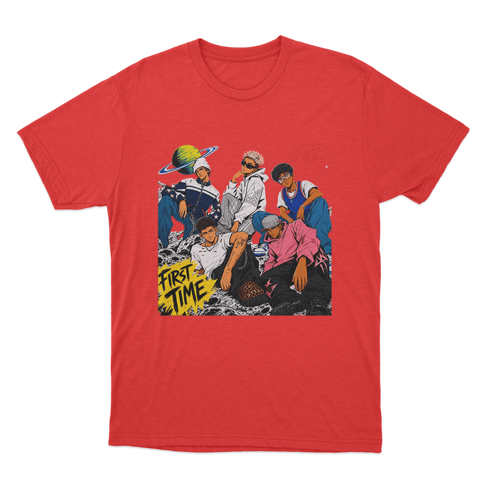 Jyt First Time Unisex T Shirt Red Jyt First Time Unisex T Shirt Red