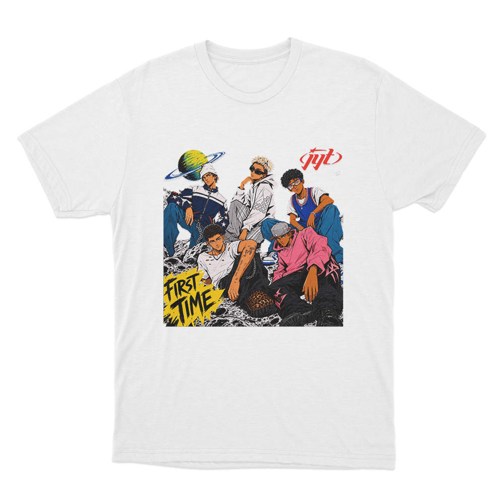 Jyt First Time Unisex T Shirt White Jyt First Time Unisex T Shirt White