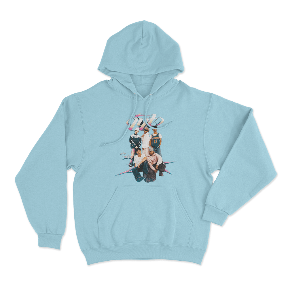 Jyt Group Portrait Unisex Hoodie Sky Blue Jyt Group Portrait Unisex Hoodie Sky Blue