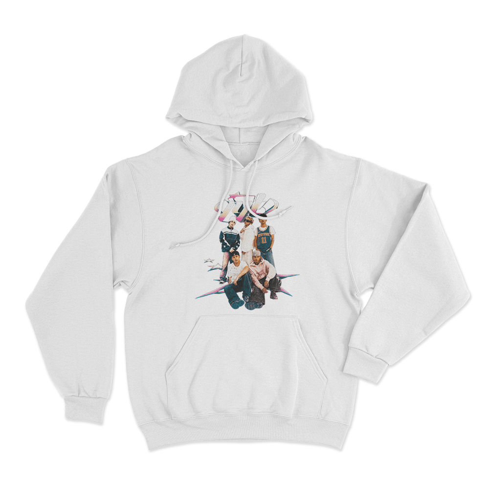Jyt Group Portrait Unisex Hoodie White Jyt Group Portrait Unisex Hoodie White
