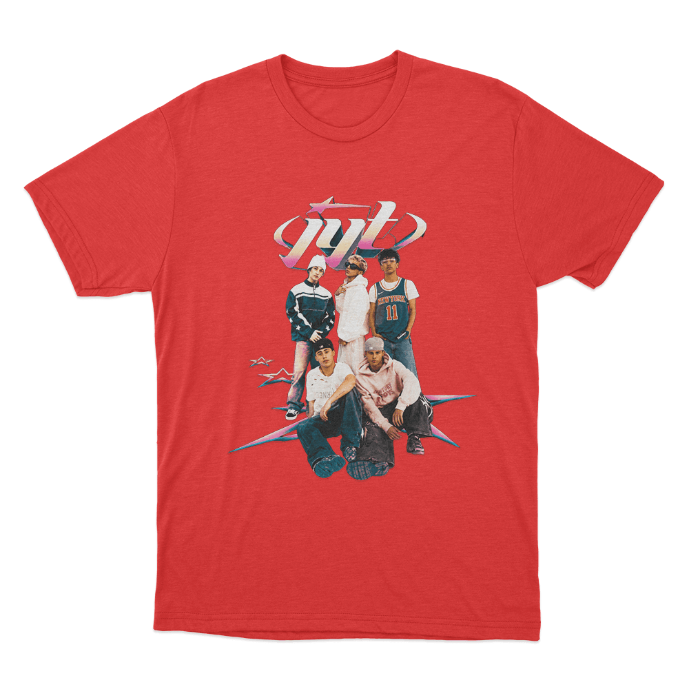 Jyt Group Portrait Unisex T Shirt Red Jyt Group Portrait Unisex T Shirt Red