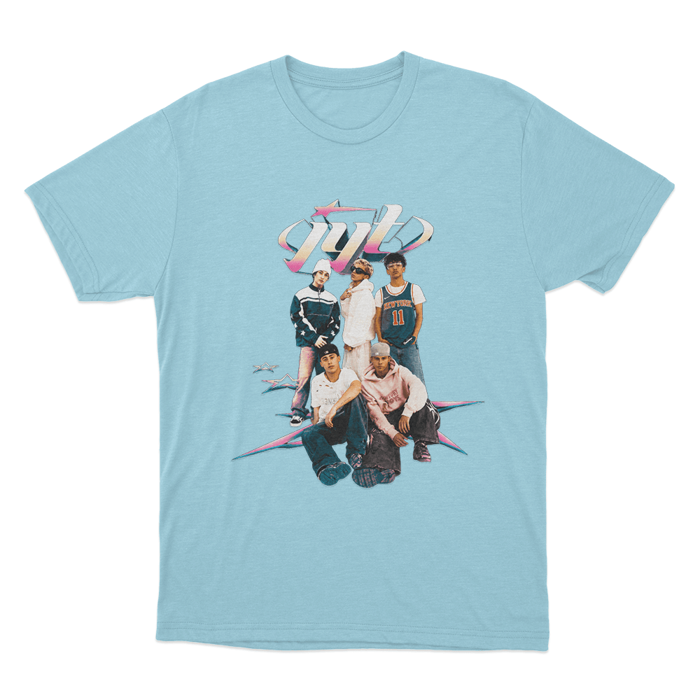 Jyt Group Portrait Unisex T Shirt Sky Blue Jyt Group Portrait Unisex T Shirt Sky Blue