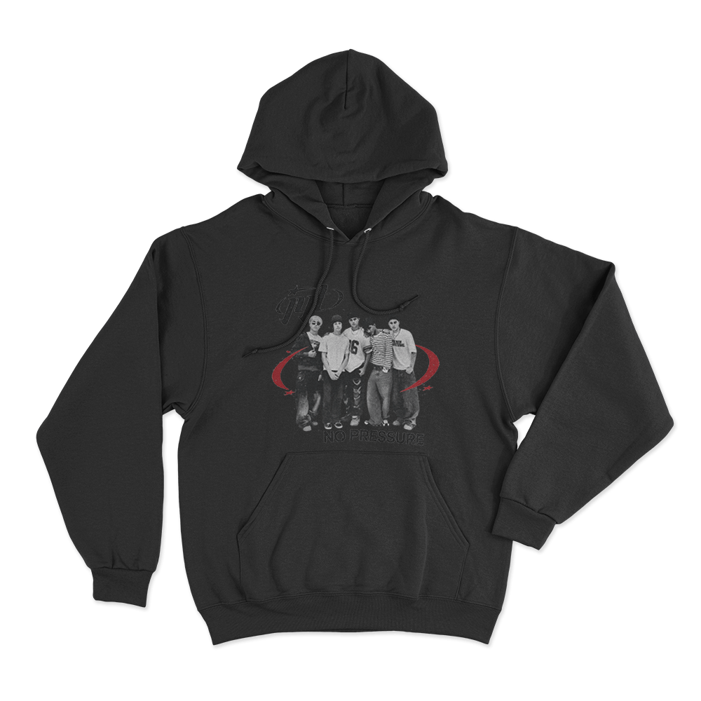 Jyt No Pressure Unisex Hoodie Black Jyt No Pressure Unisex Hoodie Black