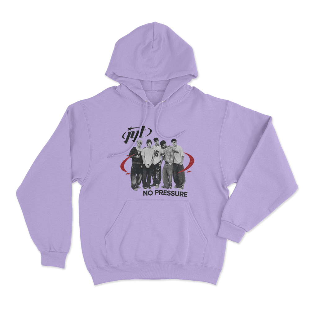 Jyt No Pressure Unisex Hoodie Purple Jyt No Pressure Unisex Hoodie Purple