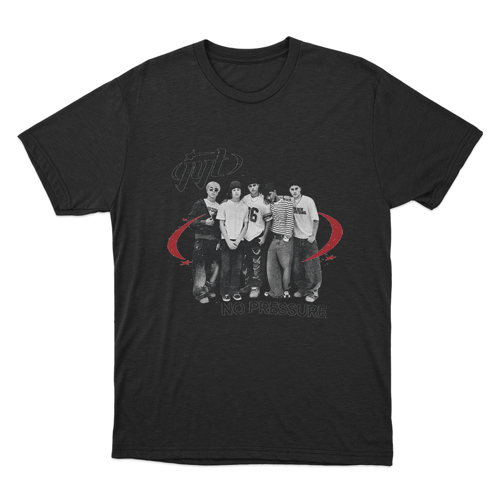Jyt No Pressure Unisex T Shirt Black Jyt No Pressure Unisex T Shirt Black