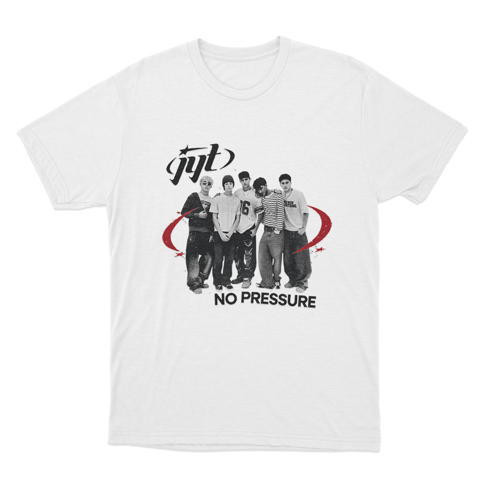 Jyt No Pressure Unisex T Shirt White Jyt No Pressure Unisex T Shirt White